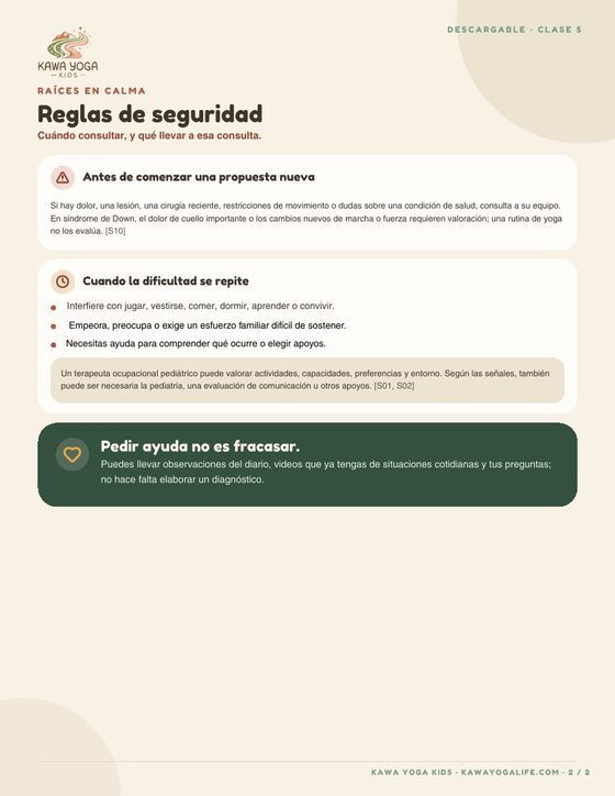 Reglas de seguridad de la Clase 5, página 2
